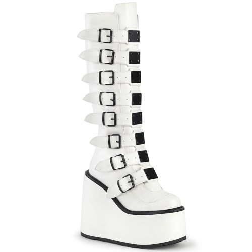 Demonia Shoes Portugal - Sapatos Demonia Creeper-118 Mulher Pretas Saldos