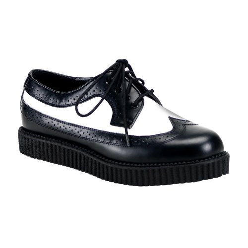 Demonia Shoes Portugal - Sapatos Demonia Creeper-118 Mulher Pretas Saldos